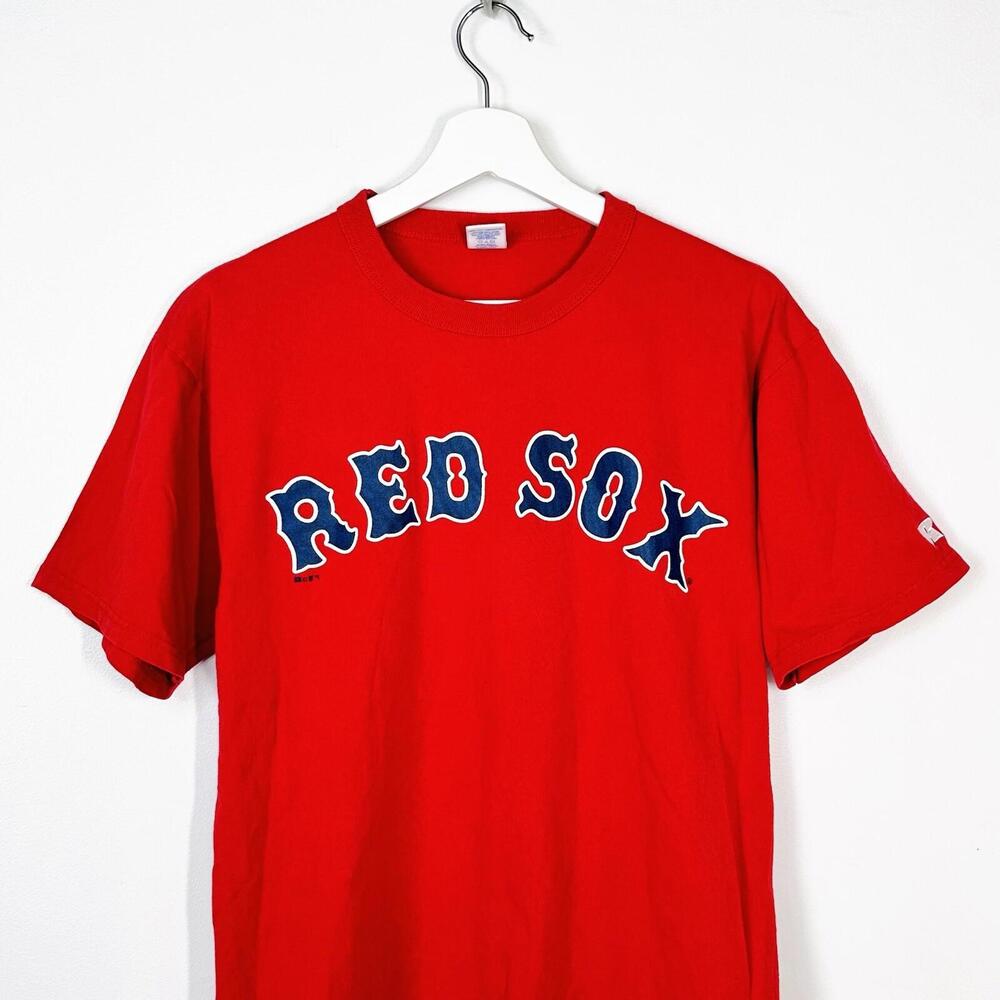 Carl Yastrzemski Boston Red Sox T Shirt Jersey Mens Medium Russel Athletic